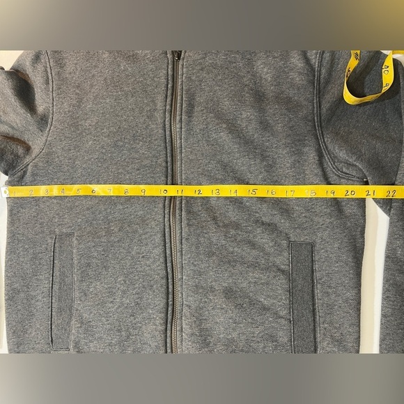 L.L. BEAN Gray flannel lined‎ bomber jacket size S. - Picture 14 of 15